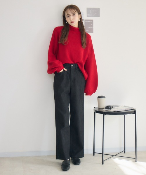 RU.TI.LE ニット セーター 「RU.TI.LE」ロールネックニット レディース