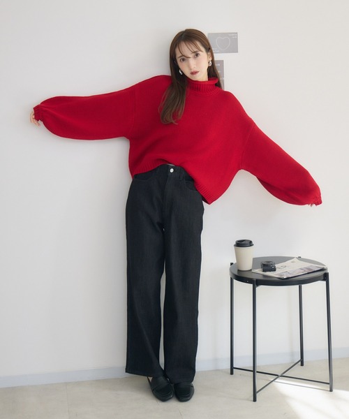 RU.TI.LE ニット セーター 「RU.TI.LE」ロールネックニット レディース