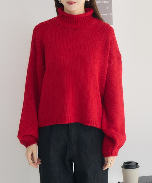 RU.TI.LE ニット セーター 「RU.TI.LE」ロールネックニット レディース