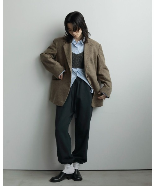 コート アウター anuke Herringbone Wool Jacket ànuke online store（アンヌーク） / Herringbone Wool
