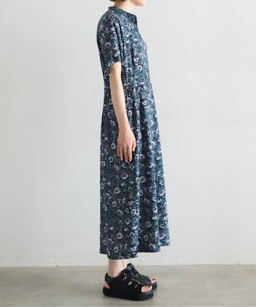 「NOMBRE IMPAIR」 半袖ワンピース FREE パープル レディース_画像3