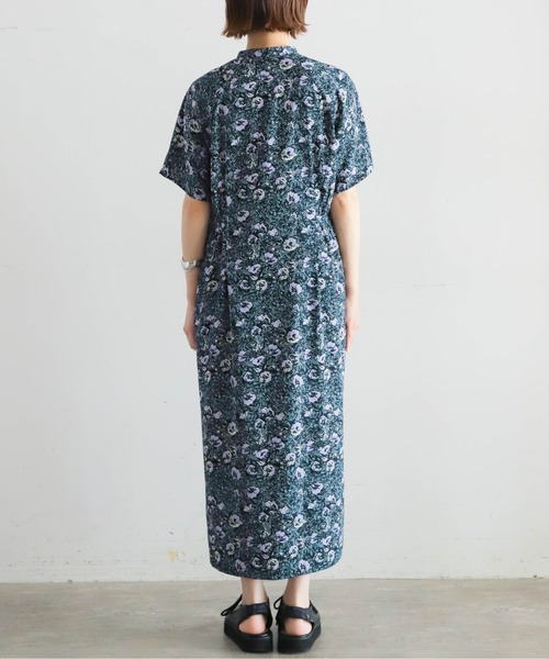 「NOMBRE IMPAIR」 半袖ワンピース FREE パープル レディース_画像4