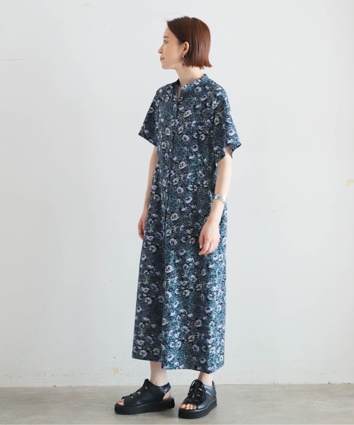 「NOMBRE IMPAIR」 半袖ワンピース FREE パープル レディース_画像7