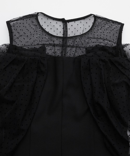 「BONLECILL noir」 半袖ワンピース FREE ブラック レディース_画像5