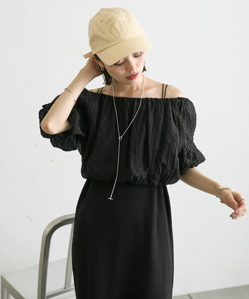 「mystic」 コンビワンピース 1 オフホワイト レディース_画像8