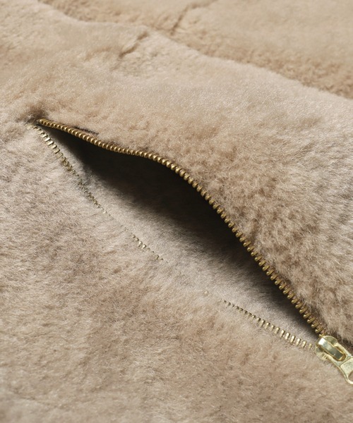 coca（コカ） ブルゾン アウター フェイクファースタンドカラー