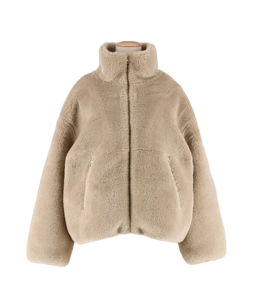 coca（コカ） ブルゾン アウター フェイクファースタンドカラー