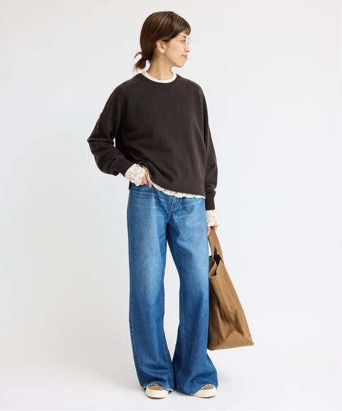 IENA（イエナ） tシャツ 「追加2」Flowerストレッチレースプルオーバー