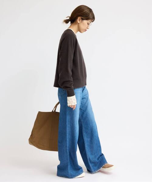 IENA（イエナ） tシャツ 「追加2」Flowerストレッチレースプルオーバー