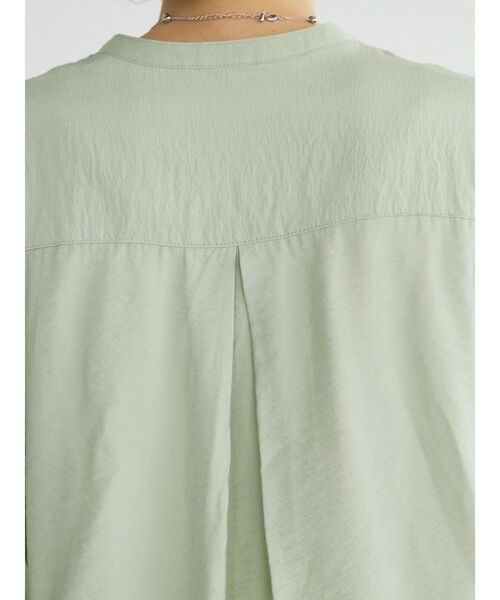 「CRAFT STANDARD BOUTIQUE」 長袖ブラウス FREE ライトグリーン レディース_画像7