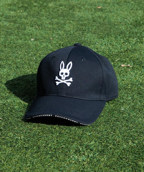 Psycho Bunny（サイコバニー） キャップ 帽子 「GOLF」パイピングロゴ