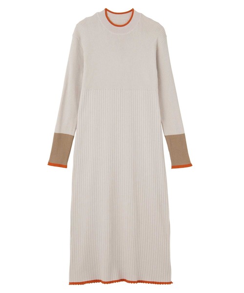 「GeeRA」 「swing by」ニットワンピース MEDIUM ブラック レディース_画像5