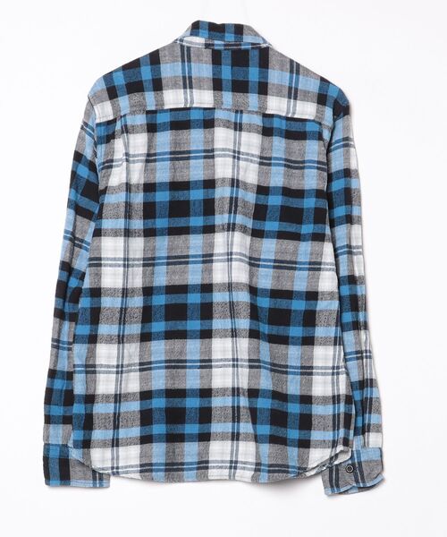 ステューシー　チェックシャツ 1週間限定出品 STUSSY（ステューシー） チェック柄長袖シャツ M ブルー メンズ