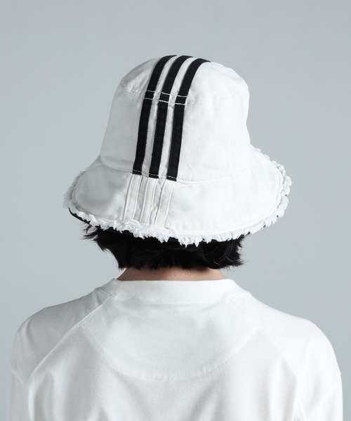 Y-3 ニット帽 ニットキャップ STRIPES BUCKET HAT メンズ レディース
