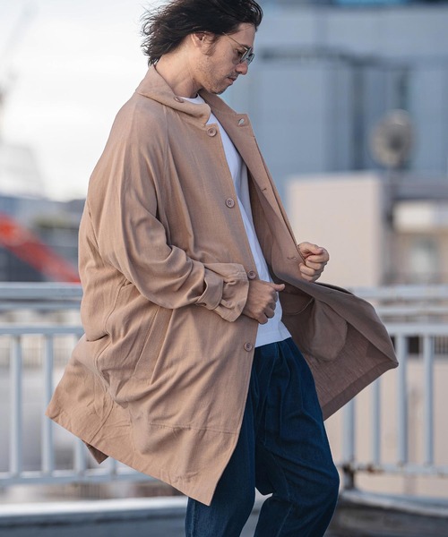 CAMBIO（カンビオ） ステンカラーコート コート メンズ : ZOZOTOWN