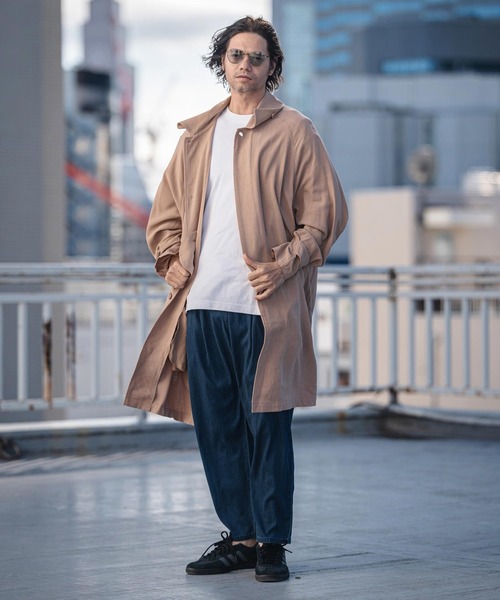 CAMBIO（カンビオ） ステンカラーコート コート メンズ : ZOZOTOWN