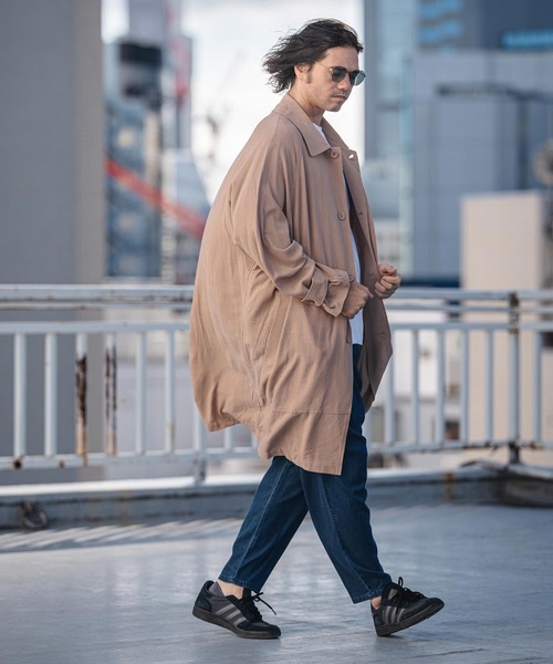 CAMBIO（カンビオ） ステンカラーコート コート メンズ : ZOZOTOWN