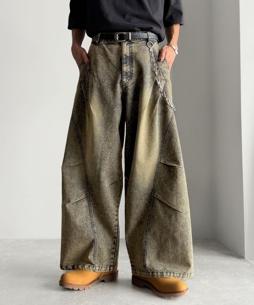 「Classical Origin」 デニムパンツ MEDIUM ブラック メンズ_画像8