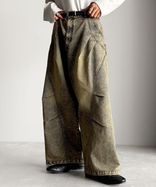 「Classical Origin」 デニムパンツ MEDIUM ブラック メンズ_画像9