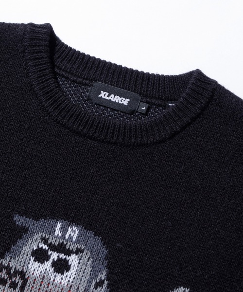 XLARGE（エクストラ ラージ） セーター ニット GORILLA CREWNECK KNIT
