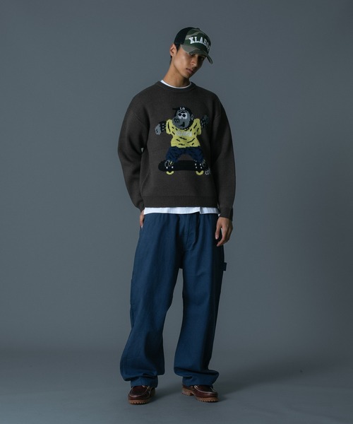 XLARGE（エクストラ ラージ） セーター ニット GORILLA CREWNECK KNIT