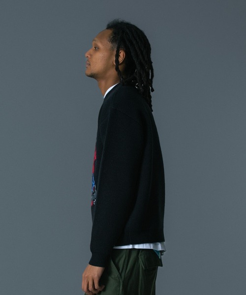 XLARGE（エクストラ ラージ） セーター ニット GORILLA CREWNECK KNIT