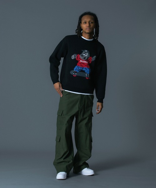 XLARGE(エクストラ ラージ) セーター ニット GORILLA CREWNECK KNIT XLARGE(エクストラ ラージ) セーター ニット GORILLA CREWNECK KNIT