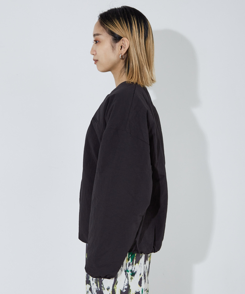 「GERRY」 キルティングブルゾン フリー ベージュ レディース_画像4