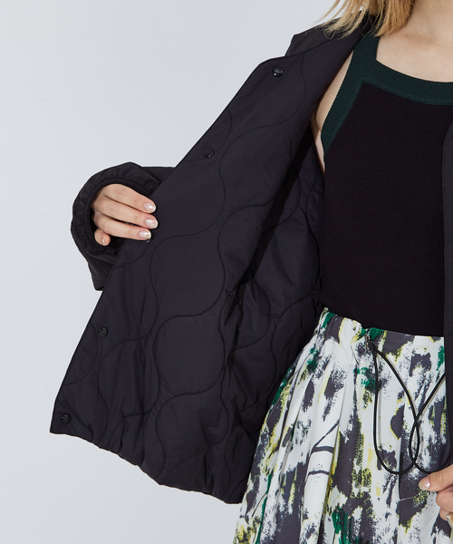 「GERRY」 キルティングブルゾン フリー ベージュ レディース_画像9