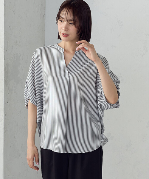 COMME CA ISM（コムサイズム） ブラウス シャツ 夏 スキッパーT