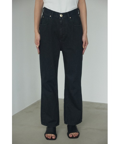 「BLACK BY MOUSSY」 デニムパンツ 23inch ブラック レディース_画像3