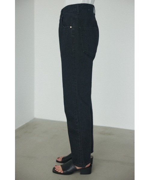 「BLACK BY MOUSSY」 デニムパンツ 23inch ブラック レディース_画像4