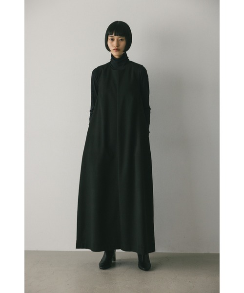 「STYLEMIXER」 ノースリーブワンピース MEDIUM ブラック レディース_画像6