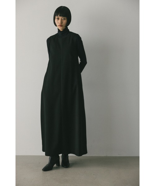 「STYLEMIXER」 ノースリーブワンピース MEDIUM ブラック レディース_画像7