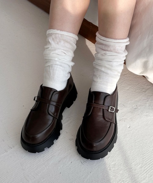 「Heather」 シューズ L ブラック レディース_画像2