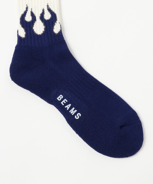 BEAMS（ビームス） 靴下 ファイヤーソックス メンズ : ZOZOTOWN Yahoo
