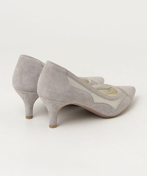 「LANVIN collection」 パンプス 22cm グレー レディース_画像2