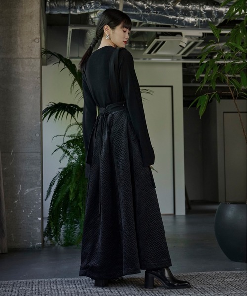 「Ezick」 ロングスカート SMALL ブラック レディース_画像3
