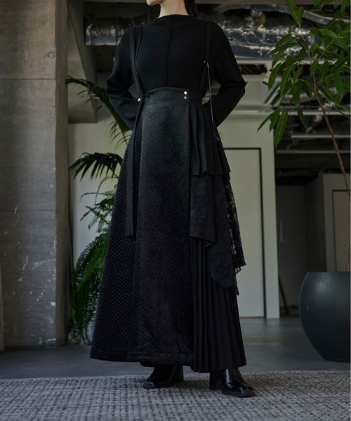 「Ezick」 ロングスカート SMALL ブラック レディース_画像9