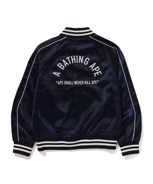 「A BATHING APE」 ジャケット MEDIUM ネイビー メンズの画像