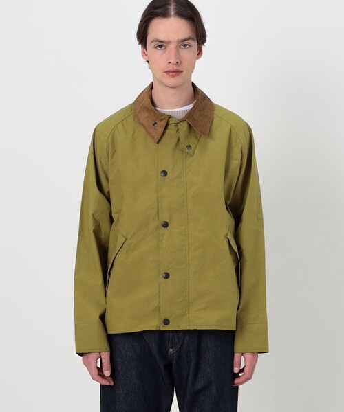 ブルゾン アウター Barbour TRASPORT コットンブルゾン メンズの画像