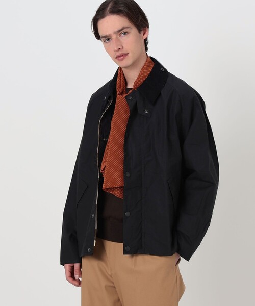 ブルゾン アウター Barbour TRASPORT コットンブルゾン メンズの画像