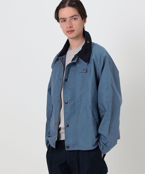 ブルゾン アウター Barbour TRASPORT コットンブルゾン メンズの画像