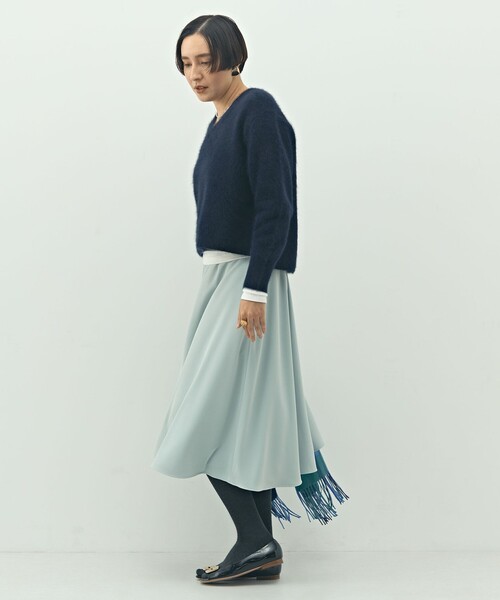 ノーリーズ　フレアスカート NOLLEY'S（ノーリーズ） フレアスカート 36 サックスブルー レディース