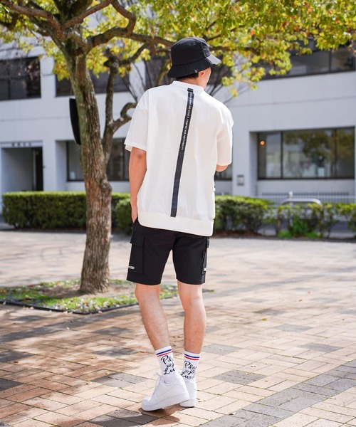 カーゴパンツ (RM)「LUXE/R GOLF」ストレッチ クロス ピンタック