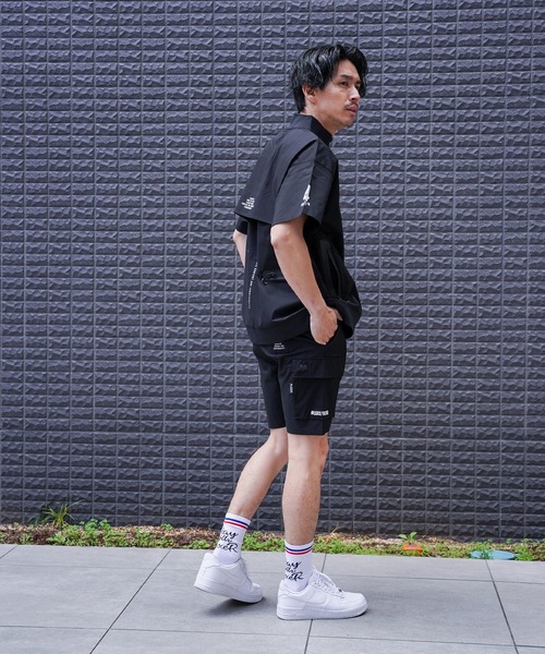 カーゴパンツ (RM)「LUXE/R GOLF」ストレッチ クロス ピンタック