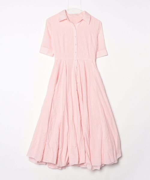 JENNE」 シャツワンピース SMALL ピンク レディース : ZOZOTOWN Yahoo