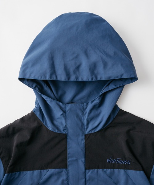 「WILD THINGS」 マウンテンパーカー LARGE ブルー メンズ_画像6