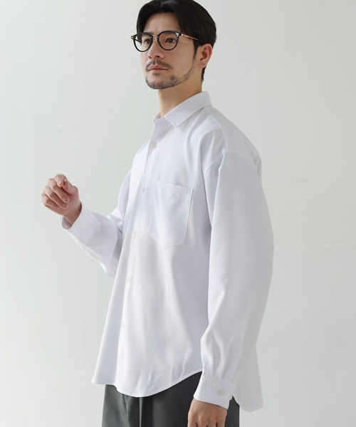 「SPU」 長袖シャツ M ホワイト メンズ_画像3