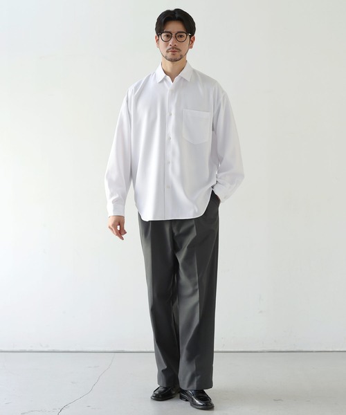 「SPU」 長袖シャツ M ホワイト メンズ_画像5